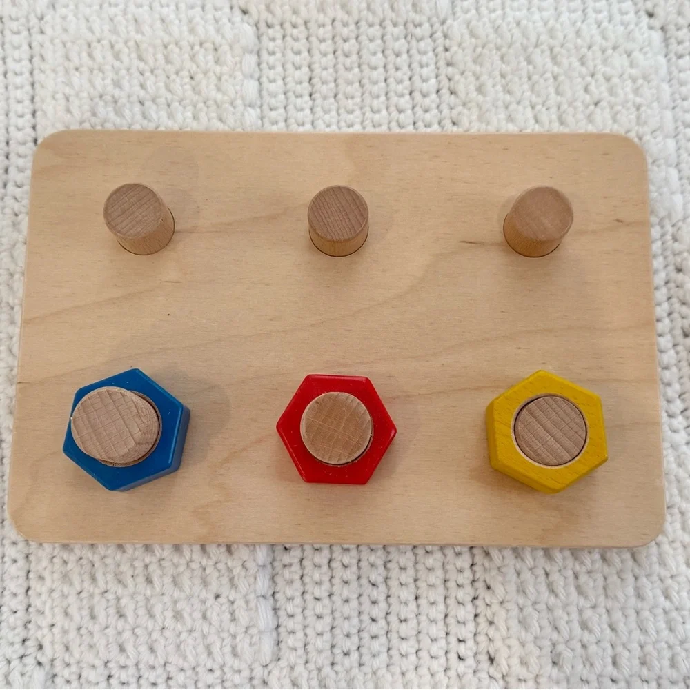 Monti Kids Wooden Bolt Board